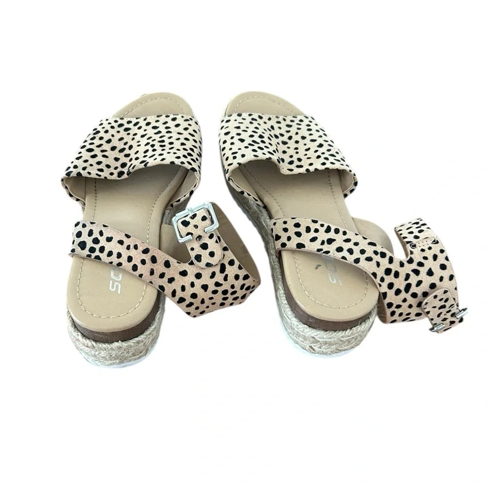 Soda Leopard Print Women's Espadrille